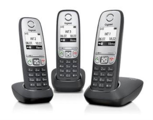 картинка Р/Телефон Dect Gigaset A415 TRIO RUS черный (труб. в компл.:3шт) АОН от магазина Интерком-НН фото 2