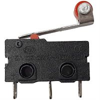 картинка Микропереключатель 249(6) 3-х контактный рычаг с роликом 19мм 5А 250VAC для пил, автомоек от магазина Интерком-НН