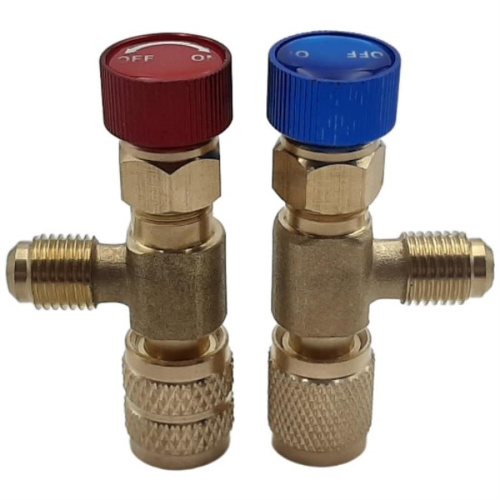 картинка Комплект кранов (адаптер, наконечник, вентиль) HS-1221+HS-1222 для заправки кондиционеров  от магазина Интерком-НН фото 3