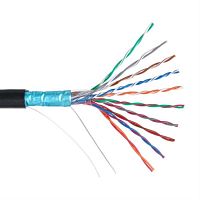 картинка Кабель FTP10x2 cat.3 0,40 мм, наружный, черный, витая пара экранированная (305м) FTP10-C3-SOLID-OUT от магазина Интерком-НН