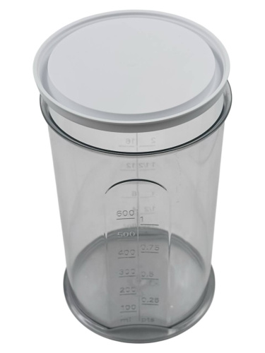 картинка Bosch MFQ3550-MSK Мерный стакан с белой крышкой для блендера MFQ3550 от магазина Интерком-НН фото 2
