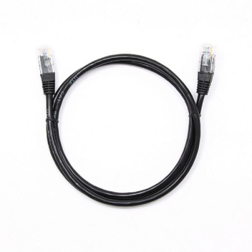 картинка Патч-корд UTP cat 6 2м (черный) неэкранированный, литой коннектор от магазина Интерком-НН