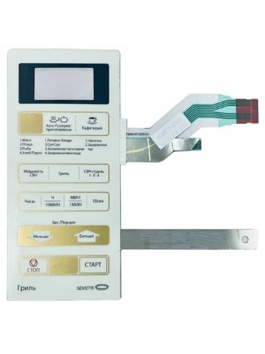 картинка Samsung DE34-00356H сенсорная панель управления для микроволновой печи (СВЧ) GE83DTR-W/BWT  от магазина Интерком-НН