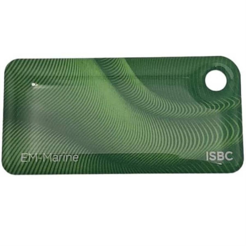 изображение ISBC RFID-брелок формата EM-Marine (125кГц), 25x51x3.8мм (зеленый) магазин Компании Интерком-НН картинка ISBC RFID-брелок формата EM-Marine (125кГц), 25x51x3.8мм (зеленый) от магазина Интерком-НН