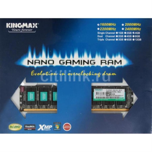картинка Модуль памяти DDR3 4096Mb 1600MHz Kingmax Rtl Nano от магазина Интерком-НН