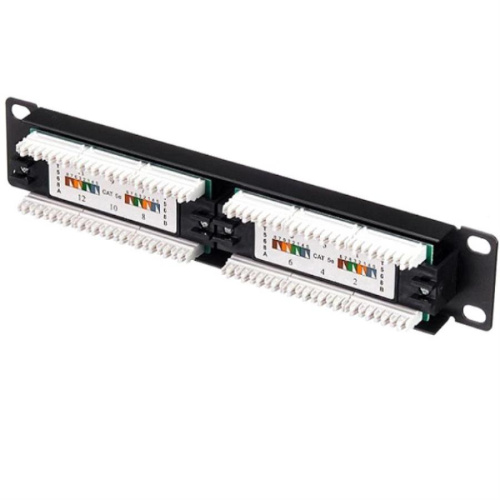 изображение Патч-панель UTP, 10", 12 портов RJ45, cat.5е, 1U, 110 Type, "L" магазин Компании Интерком-НН фото 2 картинка Патч-панель UTP, 10", 12 портов RJ45, cat.5е, 1U, 110 Type, "L" от магазина Интерком-НН фото 2