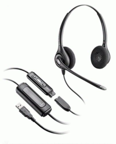 картинка PL-DW261N-US Цифровая стерео гарнитура Plantronics SupraPlus BNS USB  от магазина Интерком-НН