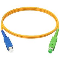 картинка Патч-корд оптический (optic patch cord) SC/UPC-SC/APC SM 9/125мкм одномодовый (simplex) 5 метров от магазина Интерком-НН