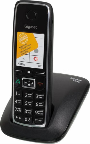 картинка Р/Телефон Dect Gigaset C530 RUS черный АОН от магазина Интерком-НН фото 10