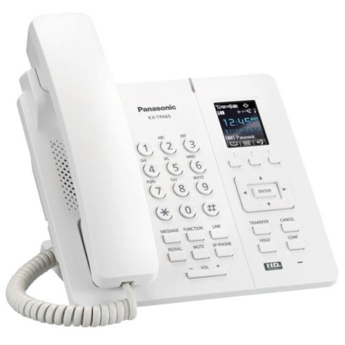 изображение SIP-радиотелефон Panasonic KX-TPA65RU DECT, цвет: белый магазин Компании Интерком-НН фото 2 картинка Panasonic KX-TPA65 (KX-TPA65RU) - SIP-радиотелефон в настольном исполнении от магазина Интерком-НН фото 2