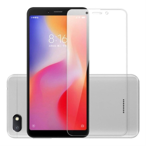 картинка Xiaomi Redmi 6A Стекло закаленное, цвет рамки прозрачный от магазина Интерком-НН