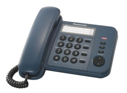 картинка Panasonic KX-TS2352RUC проводной телефон, цвет синий от магазина Интерком-НН фото 2
