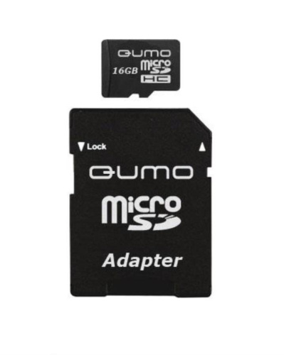 изображение Память Micro SD 16Gb Qumo class10 (SD adapter) магазин Компании Интерком-НН картинка Память Micro SD 16Gb Qumo class10 (SD adapter) от магазина Интерком-НН