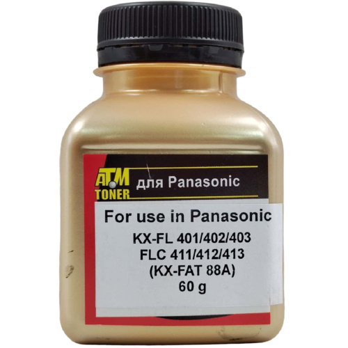 картинка Тонер Gold ATM 2801120000 для картриджа Panasonic KX-FAT411A (флакон 60г)  от магазина Интерком-НН