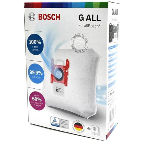 картинка Bosch 17000940 (17003048, 461353) Мешки-пылесборники Bosch PowerProtect, тип "G ALL", 4 шт. от магазина Интерком-НН фото 3