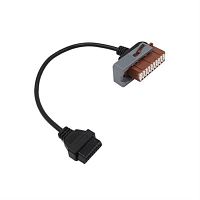 картинка Кабель-переходник диагностического разъема PSA 30pin на OBDII 16pin для автомобиля от магазина Интерком-НН