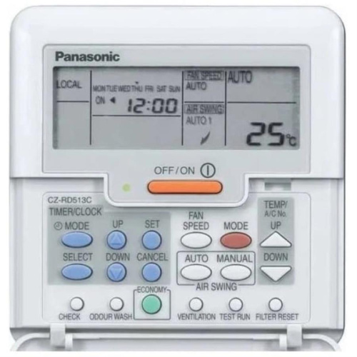картинка Panasonic CZ-RD513C (CWA75C2586, CWA75C2168) Проводной пульт для канальных, кассетных кондиционеров от магазина Интерком-НН
