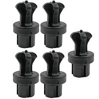 картинка Хвостовик 5шт. для ножа измельчителя тип 2, (увеличенный ободок) черный. блендера Redmond, Polaris от магазина Интерком-НН