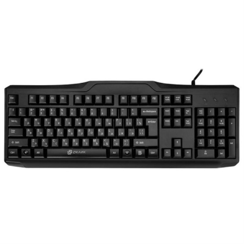 картинка OKLICK 170M клавиатура проводная компьютерная USB (черная) от магазина Интерком-НН