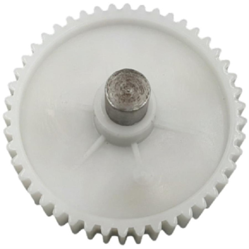 картинка Шестерня большая с валом D=82/15мм, H=58мм, 46 прямых зубьев для мясорубки Умелица от магазина Интерком-НН фото 2