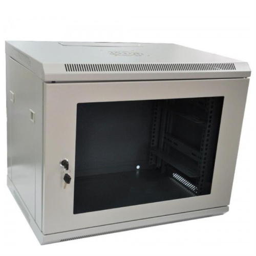 изображение Шкаф настенный 19", 6U (600x450) серый (WT-2042P-6U-600x450-F-G, C066045GWT) магазин Компании Интерком-НН картинка Шкаф настенный 19", 6U (600x450) серый (WT-2042P-6U-600x450-F-G, C066045GWT) от магазина Интерком-НН