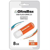картинка Память USB 8Gb OltraMax 230 оранжевый (OM8GB230-Orange) от магазина Интерком-НН