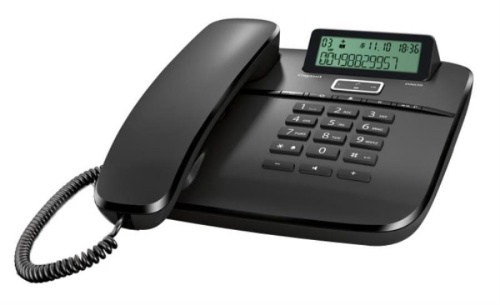 картинка Gigaset DA610 IM Black Siemens проводной телефон, цвет черный от магазина Интерком-НН