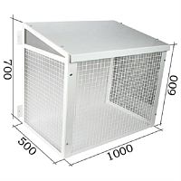 картинка Решетка антивандальная УЦЕНКА (1000х600х500) для наружного блока кондиционера  от магазина Интерком-НН