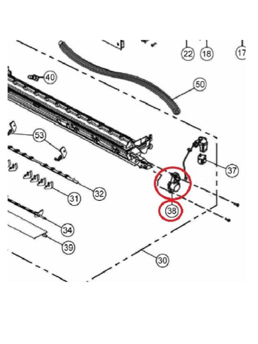 картинка ACXA98-01960 (CWA981241, 24BY48) электродвигатель привода горизонтальной лопасти от магазина Интерком-НН фото 2