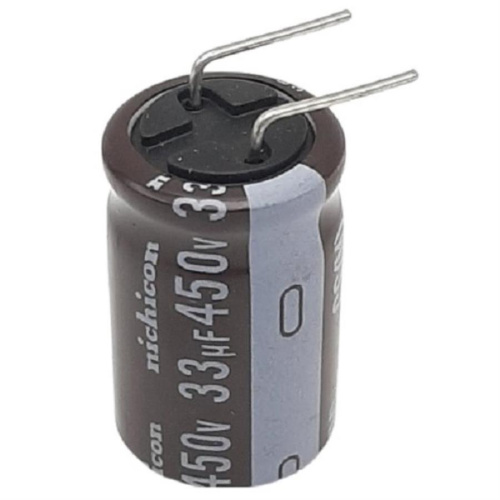 картинка Panasonic F2A2W3300021 Конденсатор 33uF 450V для телевизора TX-PR42ST30, TX-PR42GT30, TX-PF42ST30 от магазина Интерком-НН