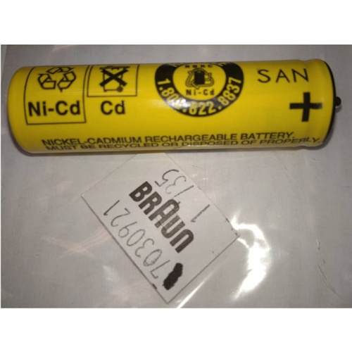 картинка 1N-600AA (Braun 7030921) Аккумулятор Ni-Cd для электробритвы 4775, 4740, 4745, 5611, 5612, 5613 от магазина Интерком-НН фото 3