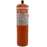 картинка Газ R290 баллон 400 грамм (фреон, хладон, хладагент) с клапананом  от магазина Интерком-НН