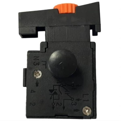 картинка Выключатель KR8 (112) с фиксатором и регулировкой оборотов 8A, 250V для электроинструмента от магазина Интерком-НН фото 2