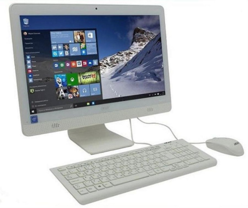 изображение Моноблок Acer Aspire C20-720 19.5" HD+ Cel J3060 4Gb, 500Gb 5.4k, HDG400 CR, Free DOS, GbitEth, WiFi, BT, 45W, клавиатура, мышь, Cam, белый 1600x900 магазин Компании Интерком-НН картинка Acer Aspire C20-720 Моноблок 19.5" HD+ Cel J3060 4Gb, 500Gb 5.4k, HDG400 CR, Free DOS от магазина Интерком-НН