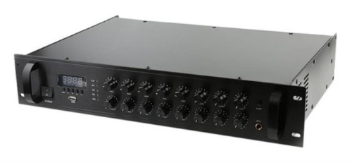 изображение Трансляционный усилитель MKV Pro PA-1120 120Вт, 5 зон/Alarm/USB/Bluetooth/FM магазин Компании Интерком-НН картинка MKV Pro PA-1120 Трансляционный усилитель 120Вт, 5 зон/Alarm/USB/Bluetooth/FM от магазина Интерком-НН