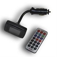 картинка MP3 FM Modulator (USB/SD/Micro SD/дисплей/пульт) FM-CJ7 от магазина Интерком-НН