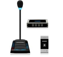 картинка Stelberry S-640 Переговорное устройство клиент-кассир с функцией 4-канальной диспетчерской связи  от магазина Интерком-НН
