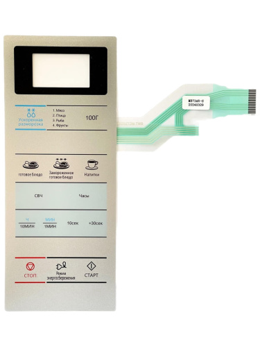 картинка Samsung DE34-00366K сенсорная панель управления для микроволновой печи (СВЧ) ME73AR-S серебристый от магазина Интерком-НН фото 2