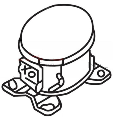 изображение Компрессор CNR91-236390 (CNR91-236420, EFI100E13DGH) холодильника R-BW464, NR-BY551, 552, 601, 602 магазин Компании Интерком-НН фото 2 картинка Panasonic CNR91-236390 компрессор холодильника R-BW464, NR-BY551, 552, 601, 602 от магазина Интерком-НН фото 2