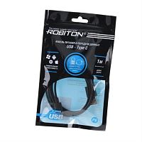 картинка Кабель USB Robiton P6 Type-C 2.0, 1м черный PH1 от магазина Интерком-НН