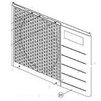 картинка Panasonic CWE06C1039 Передняя панель наружного блока кондиционера CU-E9RKD, CU-E9JKD, CU-UE7RKD от магазина Интерком-НН