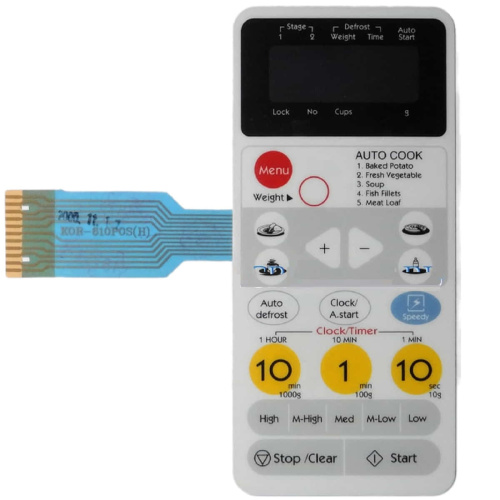 картинка Daewoo KOR-610P0S (3518511400, 3518512300) Сенсорная панель для свч KOR-610POS, KOR-610POS1 от магазина Интерком-НН фото 4