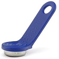 картинка Ключ RW1990-BLU с синим держателем, перезаписываемый электронный стандарта DS1990A от магазина Интерком-НН