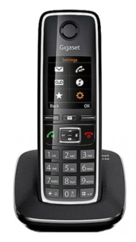 картинка Трубка доп. Dect Gigaset C530H RUS черный для C530 от магазина Интерком-НН