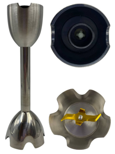 картинка Polaris PHB-1528AL-CH5B измельчитель (чоппер) блендера PHB 1528AL CUBE, нержавеющая сталь, титан от магазина Интерком-НН