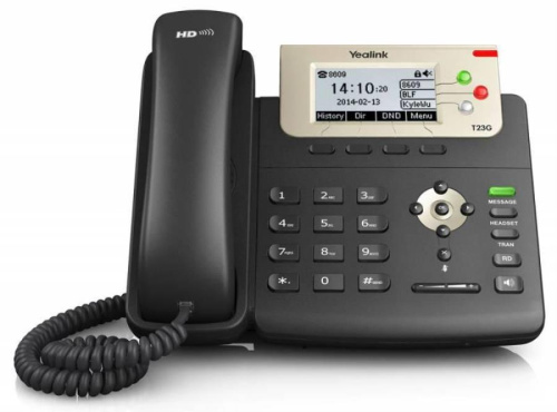 картинка Телефон SIP Yealink SIP-T23G черный от магазина Интерком-НН фото 4