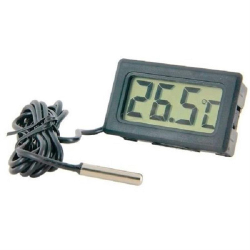 картинка Электронный термометр C0932-01 с выносным датчиком, черный от магазина Интерком-НН