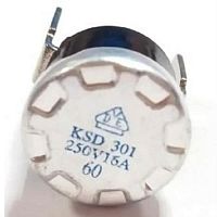 картинка DVE KSD301 250v 16A 60°C (0107-01-0-60 ) Термопредохранитель водонагревателей VEGA, ORION, Polaris от магазина Интерком-НН