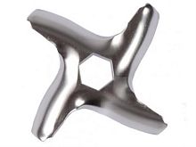 картинка Moulinex SS-192595 Нож для мясорубок Moulinex, Tefal шестигранник 8мм, диаметр 45мм, глубина 5мм от магазина Интерком-НН