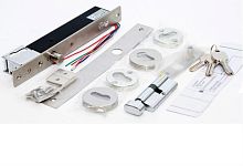 картинка AccordTec AT-EL600  Врезной электромеханический замок-защёлка в комплекте с личинкой от магазина Интерком-НН